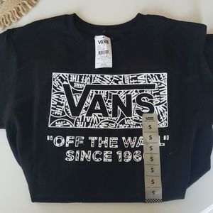 Van's black tshirt